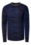 Rusty Neal Strickpullover Blau/Dunkelblau/Hellblau