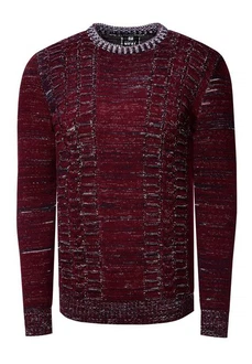Rusty Neal Strickpullover Dunkelrot/Bordeaux