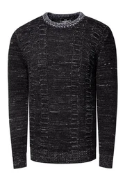 Strickpullover mit meliertem Design