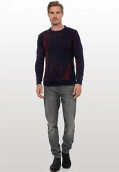 Rusty Neal Strickpullover zweifarbig