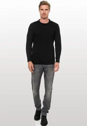 Rusty Neal Strickpullover Schwarz