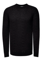 Rusty Neal Strickpullover Schwarz