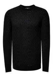 Rusty Neal Strickpullover Schwarz