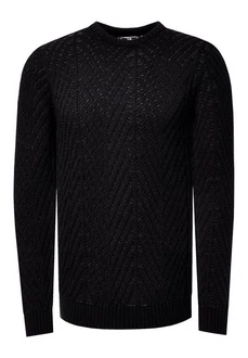 Rusty Neal Strickpullover Schwarz