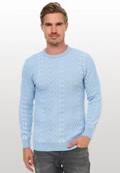 Rusty Neal Strickpullover Hellblau