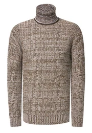 Rollkragenpullover im angesagten Strickdesign