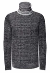 Rusty Neal Rollkragenpullover Dunkelgrau/Schwarz/Grau/Dunkelblau/Hellgrau