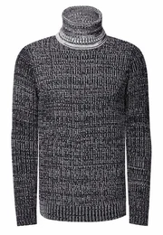 Rollkragenpullover im angesagten Strickdesign