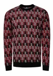 Rusty Neal Strickpullover Dunkelrot/Bordeaux/Rot