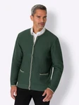 Sieh an! Strickjacke Dunkelgrün