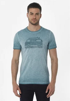 ORGANICATION T-Shirt Men's Garment Dyed Printed T-shirt