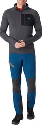 McKINLEY Rollkragenshirt Ux-Langarmshirt Tampo ux MELANGE/SCHWARZE NACHT