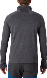 McKINLEY Rollkragenshirt Ux-Langarmshirt Tampo ux MELANGE/SCHWARZE NACHT