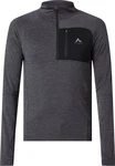 McKINLEY Rollkragenshirt Ux-Langarmshirt Tampo ux MELANGE/SCHWARZE NACHT