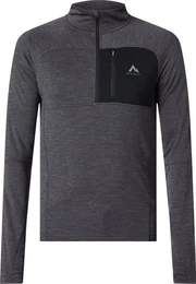 Rollkragenshirt Ux.-Langarmshirt Tampo ux MELANGE/BLACK NIGHT