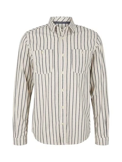 TOM TAILOR Langarmhemd Rundhalsshirt kombi