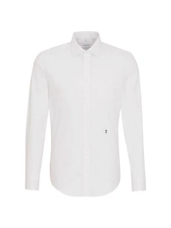 Seidensticker Herren Business Hemd Slim Fit Kent-Kragen
