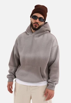 COFI Casuals Hoodie Spray Basic Oversized Hoodie Hellgrau/Grau/Beige/Braun/Gelb