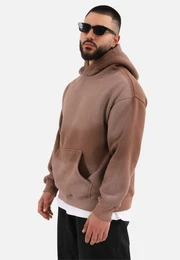 Hoodie einfarbiger Spray Basic Oversized Hoodie