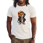 Banco T-Shirt Lion King of the Jungle Orange/Schwarz/Weiß Banco T-Shirt Lion King of the Jungle Orange/Schwarz/Weiß