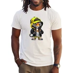 Banco T-Shirt Lion King of the Jungle Grün/Schwarz/Dunkelblau/Weiß/Gelb