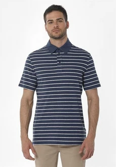 ORGANICATION Poloshirt Men's Striped Polo T-shirt
