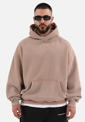 COFI Casuals Hoodie Basic Oversized Hoodie Premium Herren Beige/Braun/Khaki