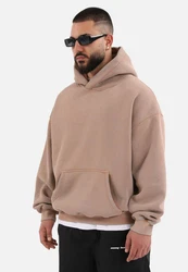 COFI Casuals Hoodie Basic Oversized Hoodie Premium Herren Beige/Braun/Khaki
