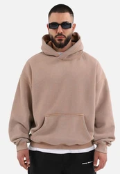 COFI Casuals Hoodie Basic Oversized Hoodie Premium Herren Beige/Braun/Khaki