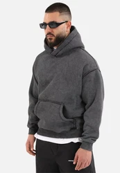 COFI Casuals Hoodie Basic Oversized Hoodie Premium Herren Dunkelgrau/Hellgrau/Grau