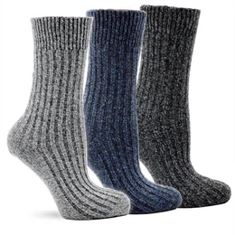 Thermosocken Herren Norweger Wintersocken (4-Paar, 3 verschiedene Farben) Thermosocken