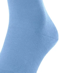 FALKE Kniestrümpfe Energizing Cotton Hellblau/Blau