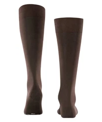 FALKE Kniestrümpfe Energizing Cotton Schwarz/Grau/Dunkelgrau