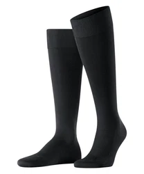 FALKE Kniestrümpfe Energizing Cotton Schwarz