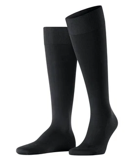 FALKE Kniestrümpfe Energizing Cotton Schwarz
