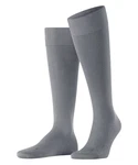 FALKE Kniestrümpfe Energizing Cotton Grau/Dunkelgrau