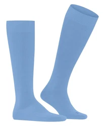 FALKE Kniestrümpfe Energizing Wool Blau/Hellblau