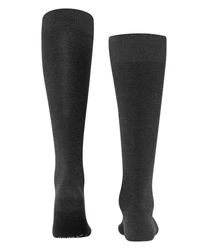FALKE Kniestrümpfe Energizing Wool Schwarz/Dunkelgrau/Grau