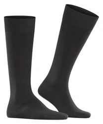 FALKE Kniestrümpfe Ultra Energizing Schwarz/Dunkelgrau/Grau
