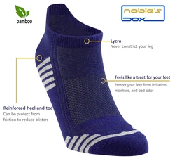 NoblesBox Sneakersocken Sportsocken (Box, 6-Paar) 