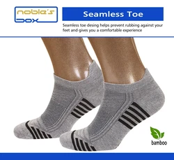 NoblesBox Sneakersocken Sportsocken (Box, 6-Paar) 