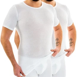 Funktionsunterhemd 63847 2er Pack Herren Business Funktionsunterhemd extralang (10cm)