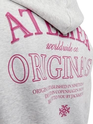 Jack & Jones Sweatshirt Santorini Grau/Lila/Fliederfarben
