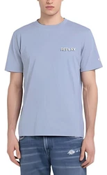Replay T-Shirt BASIC Blau/Hellblau/Grau