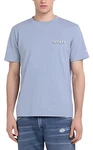 Replay T-Shirt BASIC Blau/Hellblau/Grau