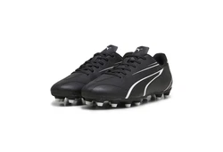 PUMA VITORIA FG/AG Fuballschuh Schwarz/Grau/Rosa/Beige