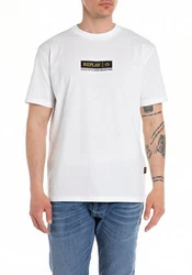 Replay Rundhalsshirt Weiß/Beige/Grau/Dunkelblau/Braun