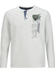 Jan Vanderstorm Sweatshirt REGINALD Grau/Hellgrau