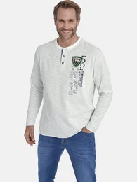 Sweatshirt REGINALD mit seitlichen Schlitzen