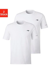 KangaROOS Kurzarmshirt T-Shirt (2er-Pack) mit KangaROOS Print auf der Brust 